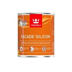 Tikkurila Facade Silicon Краска акриловая для фасадов и цоколей Глубокоматовая "База С " 9L 2