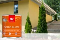 Tikkurila Facade Silicon Краска акриловая для фасадов и цоколей Глубокоматовая "База А" 9L