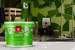 Tikkurila Joker Стойкая к мытью экологичная матовая интерьерная краска "База А"2,7L