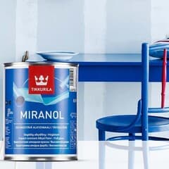 Tikkurila Miranol Эмаль тиксотропная универсальная для наружных и внутренних работ "БазаА" Высокоглянцевая 0,9L