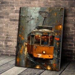 Трамвай осенью 3