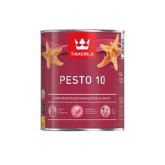 Tikkurila Pesto 10 Стойкая универсальная матовая эмаль "База C"2.7L 2